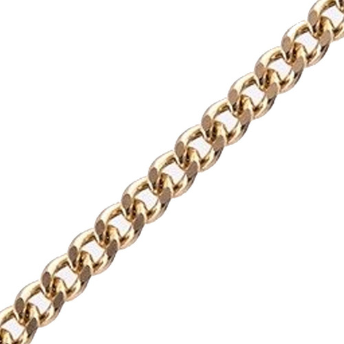 Cadena De Oro 18k Groumet 1,4 Gr 40cm Hilo 0,25