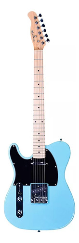 Guitarra Eletrica Michael Tl Canhota Gm385n Lh Blue C Nf