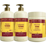 Kit Tutano E Ceramidas Sh + Cd 1 L+ Másc 1kg Bio Extratus