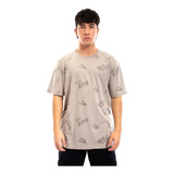 Polera Hombre Manga Corta Cac1ke Pure Cashmere Beige