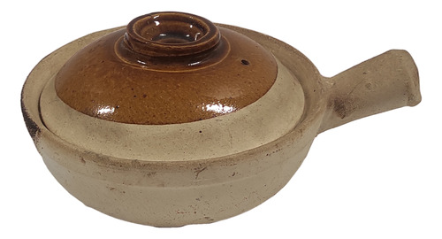 Cazuela Olla De Barro Con Manija Terracota Oportunidad