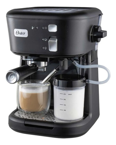 Cafetera Oster Espresso Espumador 15 Bares Negra Bvstem5501b