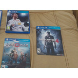 Juegos Ps4, (god Of War, Gran Turismo, Uncharted 4, Fifa 18)