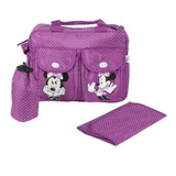 Bolso Maternal Con Cambiador Disney Mickey Mamadera