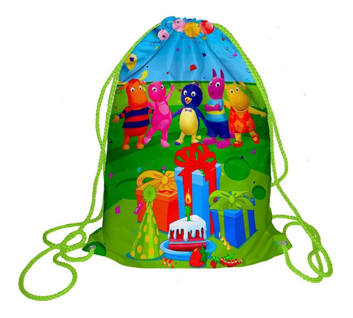 1 Morralito Dulcero Bolo Fiesta Infantil Backyardigans