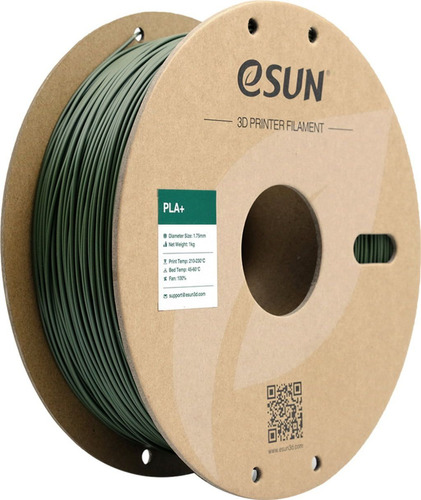 Esun Pla+ Filamento 3d De 1.75mm Color Olive Green