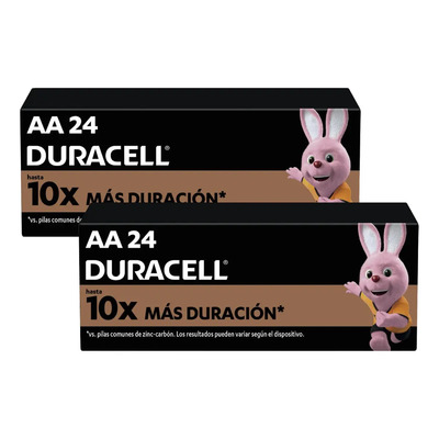 Paquete 48 Pilas Duracell Aa Alcalina Larga Duracion Kit | MercadoLibre