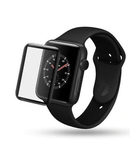 Vidrio Templado Para Apple Watch 42 Mm Bordes Curvos 6d.