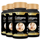 4x Colageno Hidrolisado Gelatina Em Cápsulas Softgel