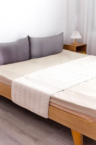 Piecera Para Cama 2 Plaza - King Terciopelo Plush 70x210cm