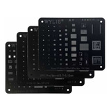 Kit Stencil Bga Black Para iPhone Wylie