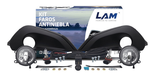 Kit Completo Luces Antiniebla Peugeot 208 Negra 2020