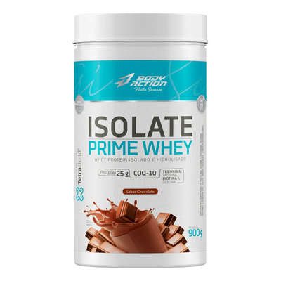 Isolate Prime Whey 900g - Sabor Chocolate - Body Action | Frete grátis