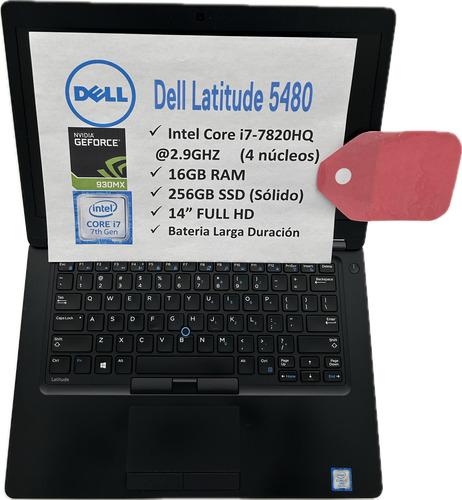 Laptop Dell Barata I7-7820hq 16gb Ram 256gb Ssd  Nvidia 2gb