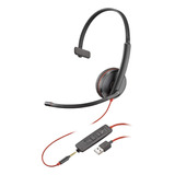 Auriculares Plantronics Blackwire 3215 C3215 Usb Mono Con Ru