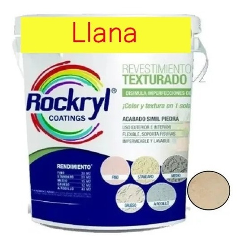 Revestimiento Texturado Rockryl® 20 Litros Llana Suave