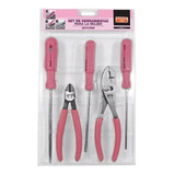 Set Combinado Bahco 5 Piezas Rosa Set5-pink Alicate