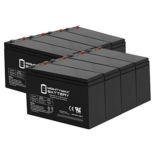 Batería De Reemplazo 12v 8ah Para Razor Mx350, Mx400 -8 Pack