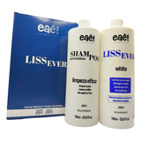 Kit Lissever White 1000ml Progressiva Liso Espelhado Plus