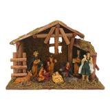 Pesebre Madera Arbol Navidad Decoracion M - Sheshu Navidad