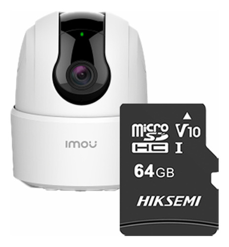 Imou Cámara Ta22cn-plus-64 Ranger 2mp Con Microsd 64gb Y Letrero Disuasivo Ip Domo Motorizado Wifi H.265 Autotracking Detección De Humanos Modo Privacidad Micrófono Y Bocina Integrada Ta22cn 3.6mm 