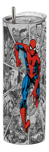 Termo Skinny Café 20 Oz - Spider Man Hombre Araña #08