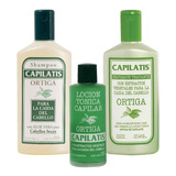 Shampoo Cabellos Secos + Enjuague + Locion Capilatis Ortiga