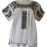 Blusa Bordada A Mano Mod. Ita