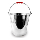 Balde 10 Litros Inox Para Cerveja Bebida Gelo Ke Home 5596 Cor Prateado Nome Do Desenho Liso