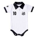 Body De Bebê Santos Futebol Clube Camisa Polo Torcida Baby