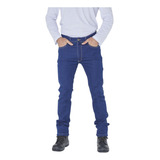 Pantalón Jean Pampero Elastizado Slim Fit Con Lycra 38 Al 60