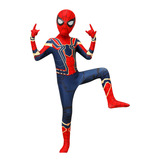 Traje De Fiesta De Cosplay De Iron Spiderman