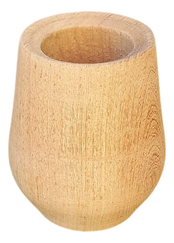 Mate De Madera Perita Crudo Pintar/grabar Bombillas  40u