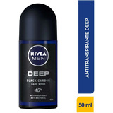 Antitranspirante Roll On Nivea Deep Dark Wood