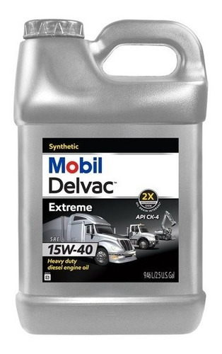 Aceite Mobil Delvac Extreme 100% Sintetico 15w40 Diesel 9.46