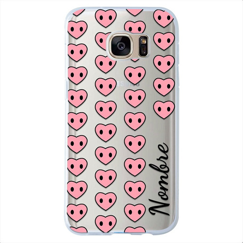 Funda Para Galaxy Cerditos Personalizada Con Nombre