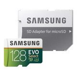 Samsung 128gb Micro Sdxc Clase10 U3 Evo Select *100/90mbs 4k