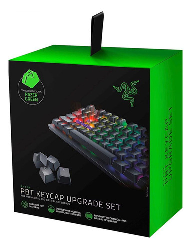 Keycaps Kit De 120 Teclas Pbt Razer Green - Crazygames