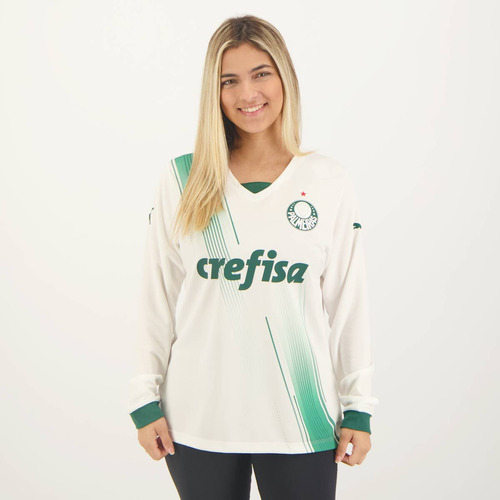 Camisa Puma Palmeiras Ii 2023 Feminina Manga Longa