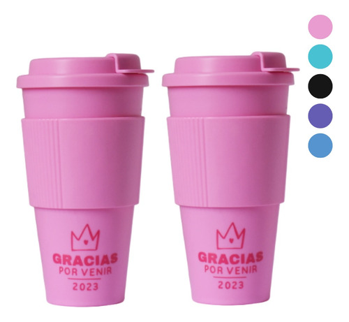 10 Vaso Térmico Alto Coffee Personalizada Souvenir Logo 