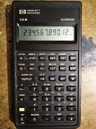 Calculadora Financiera Hp-10b,clasico  De Las Financieras Hp