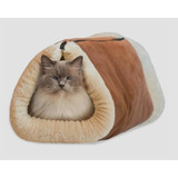 Cama Túnel Polar Para Gatos 2 En 1 Mascotas