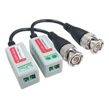 5 Video Balun Par Trançado Alcance Até 600mt P/ Cftv