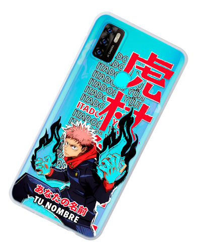 Funda Para Zte Jujutsu Kaisen Itadori Yuji Con Tu Nombre