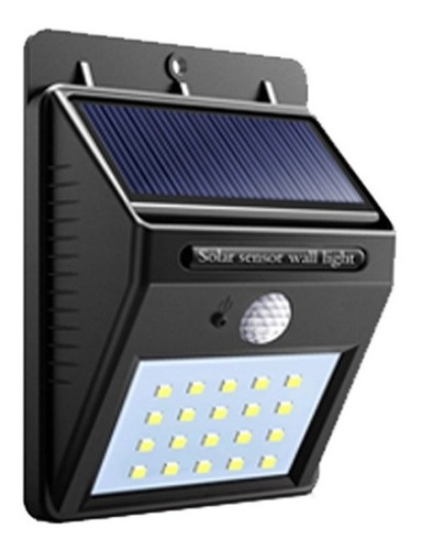Pack 2 Foco Solar Con Sensor De Movimiento 5w / Hb Led 