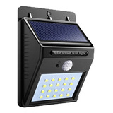 Pack 2 Foco Solar Con Sensor De Movimiento 5w / Hb Led 