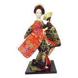 Muñecas Tipo Kimono Geisha Japonesa, Decoración Artesanal