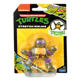 As Tartarugas Ninja - Mini Boneco Elástico Donatello De 6cm