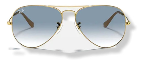 Oculos De Sol Ray Ban Aviador Solar Rb3025l Dourado