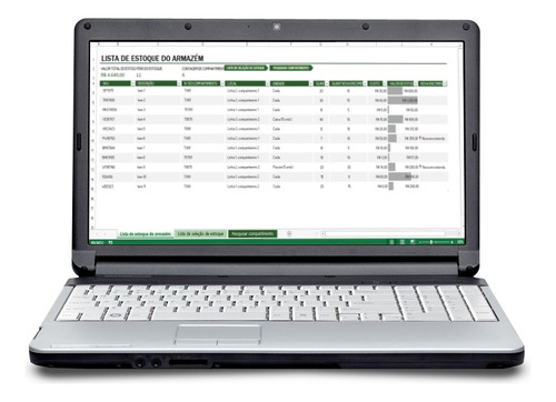 Planilha Controle Lista De Estoque Armazém
